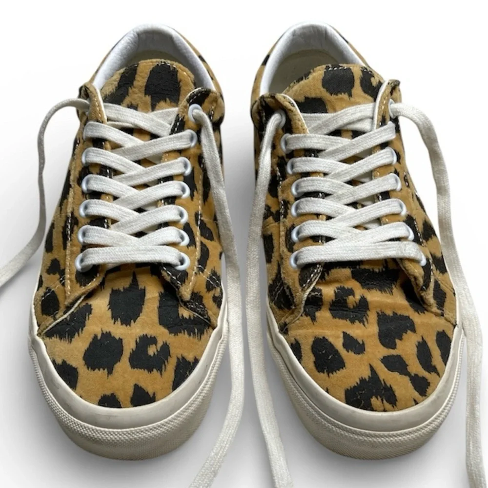 Vans Sid DX 'Anaheim Factory’ Felt Coated Canvas Leopard Lace Up Sneaker